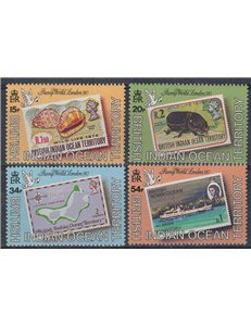 BRITISH INDIAN OCEAN TERRITORY 1990 Expo London 4v MNH**