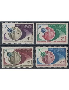 CAMEROON 1963 Space Telecommunications 4v MNH**