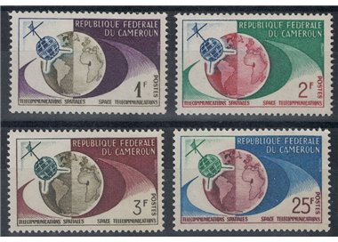 CAMERUN 1963 Telecomunicazioni Spaziali 4v MNH**