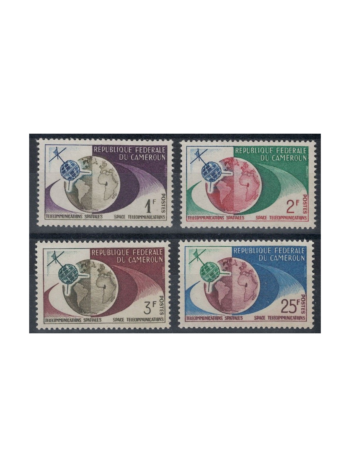 CAMEROON 1963 Space Telecommunications 4v MNH**