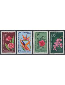 CAMEROON 1966-67 Various flowers 4v MNH**