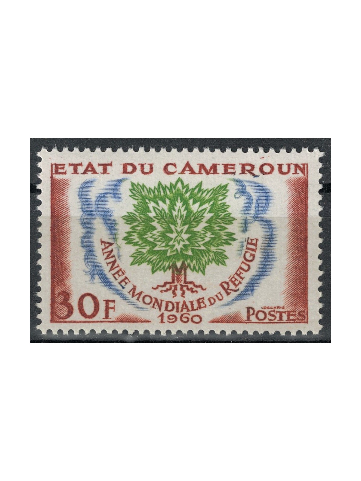 CAMEROON 1960 Year of the Refugee MNH**