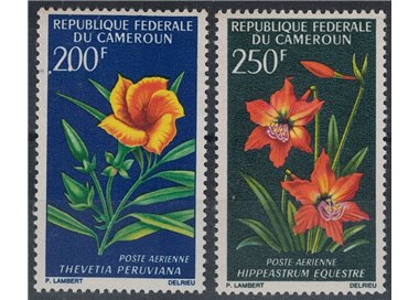 CAMEROON 1967 Various flowers, airmail 2v MNH**