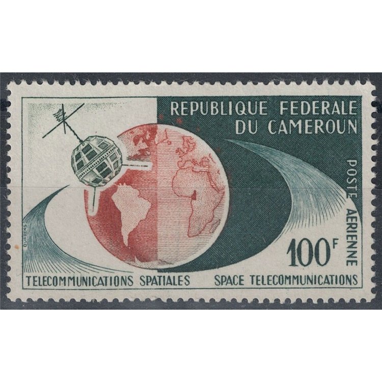 CAMEROON 1963 Space Telecommunications, Airmail MNH**