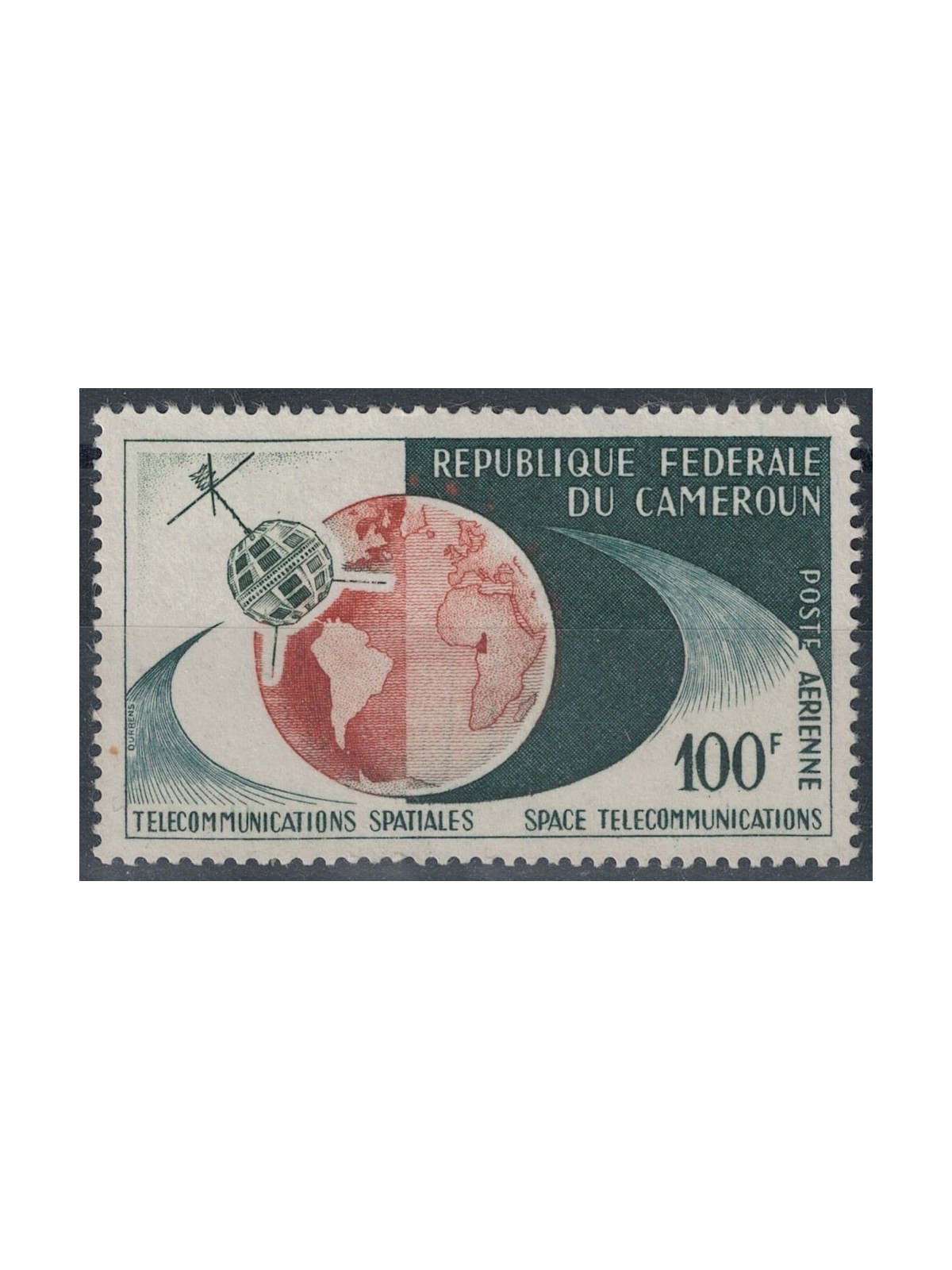 CAMERUN 1963 Telecomunicazioni Spaziali, posta aerea MNH**