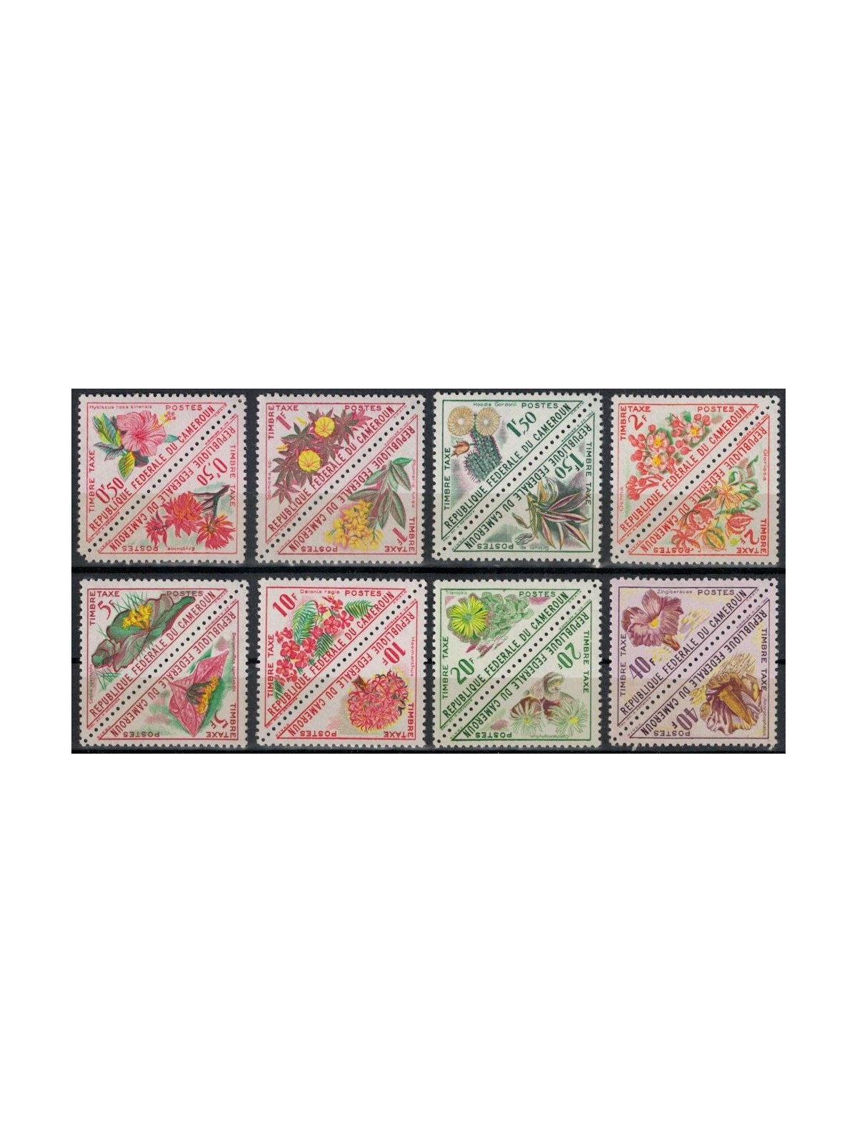 CAMERUN 1963 Segnatasse 16v MNH**