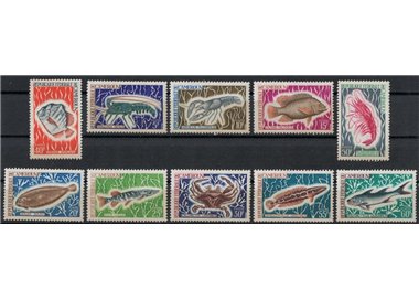 CAMEROON 1968 Marine fauna 10v MNH**
