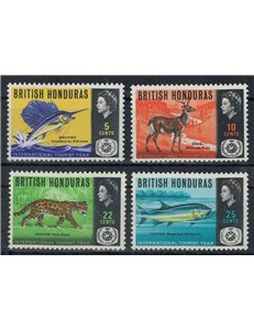 BRITISH HONDURAS 1967 Year of Tourism 4v MNH**