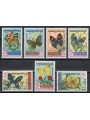 CAMBODIA 1983 Fauna, butterflies 7v MNH**