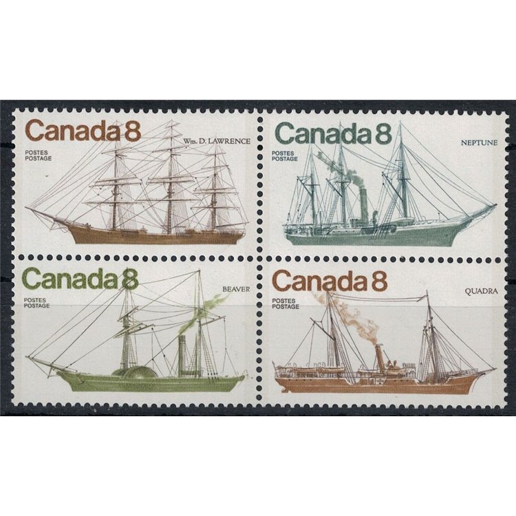 CANADA 1975 Canadian Ships 4v MNH**