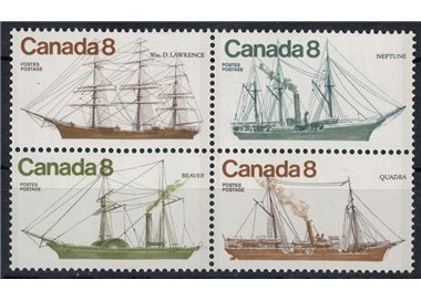 CANADA 1975 Canadian Ships 4v MNH**