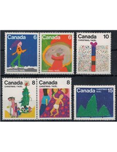 CANADA 1975 Christmas 6v MNH**