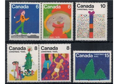 CANADA 1975 Christmas 6v MNH**