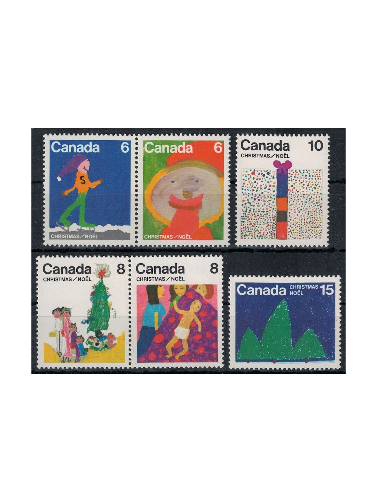 CANADA 1975 Christmas 6v MNH**