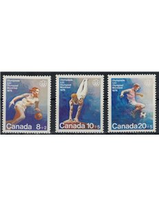 CANADA 1976 Giochi olimpici 3v MNH**