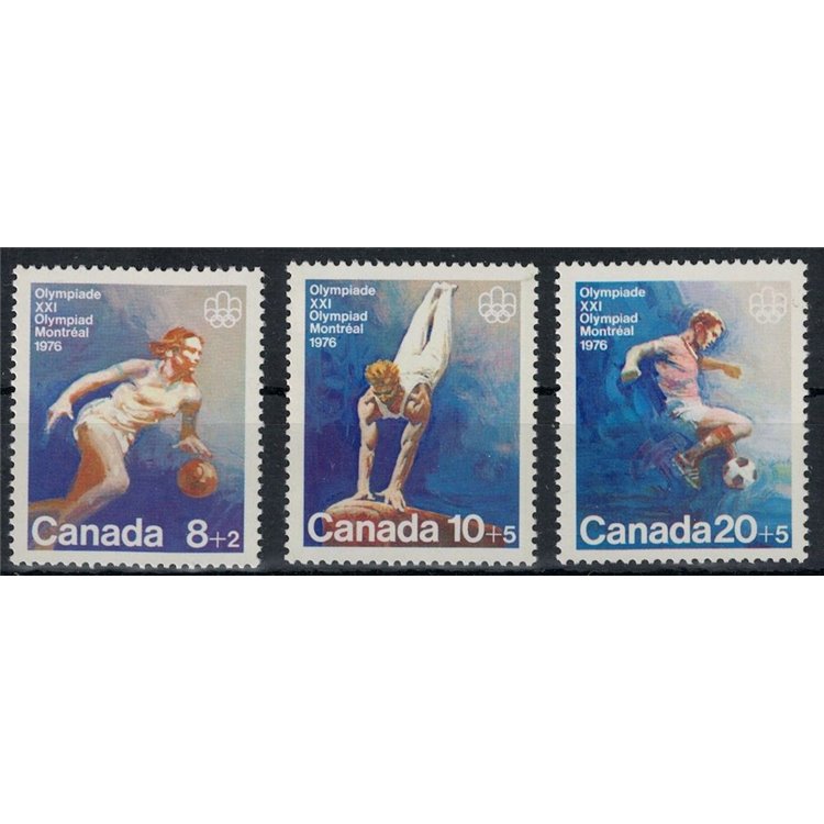 CANADA 1976 Olympic Games 3v MNH**
