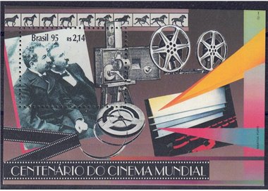 BRAZIL 1995 Centenary of Cinema s/s MNH**