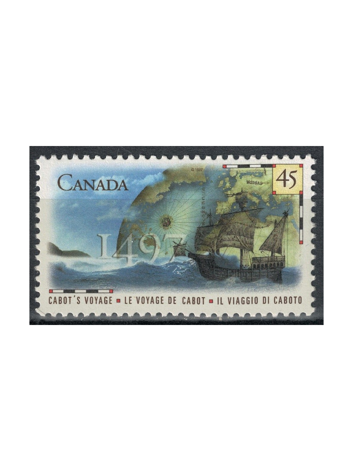 CANADA 1997 Viaggio di Caboto MNH**
