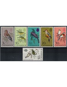 CAYMAN 1974 Fauna, birds 6v MNH**