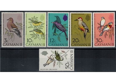 CAYMAN 1974 Fauna, uccelli 6v MNH**