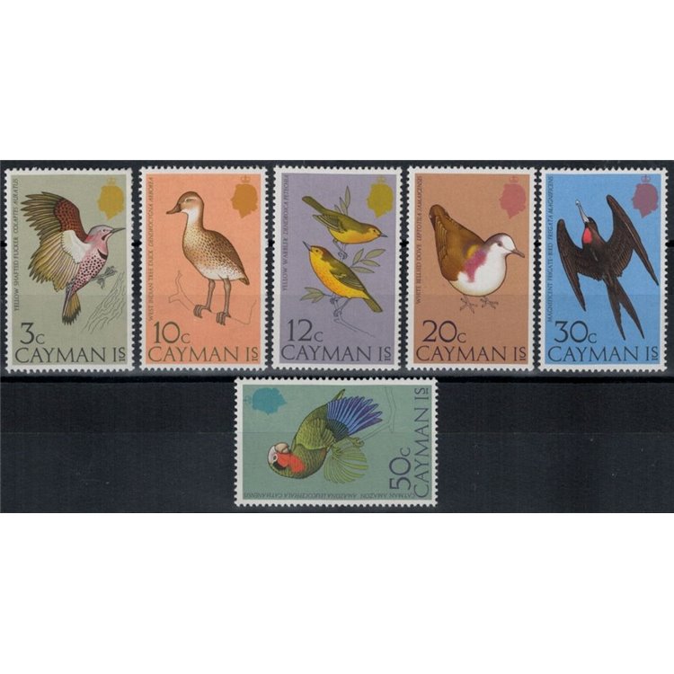 CAYMAN 1975 Uccelli - Birds 6v MNH**