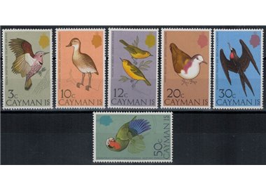 CAYMAN 1975 Birds 6v MNH**