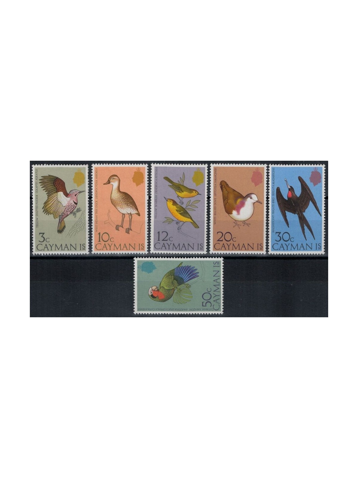 CAYMAN 1975 Birds 6v MNH**