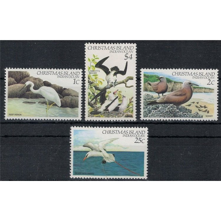 CHRISTMAS ISLAND 1982 Birds (I) 4v MNH**