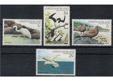 CHRISTMAS ISLAND 1982 Uccelli (I) 4v MNH**