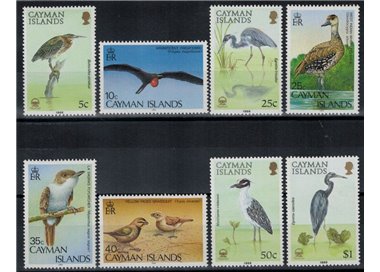 CAYMAN 1986-88 Fauna, uccelli 8v MNH**