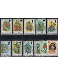 CAYMAN 1982 Ordinary series (1982) 11v MNH**