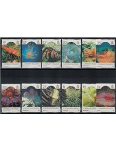 CAYMAN 1986 Vita marina 12v MNH**