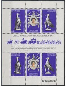 CHRISTMAS ISLAND 1978 Silver Jubilee MF MNH**