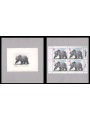 CANADA 1997 Grizzly Bear, Trial + Sheet signed by the artist and engraver