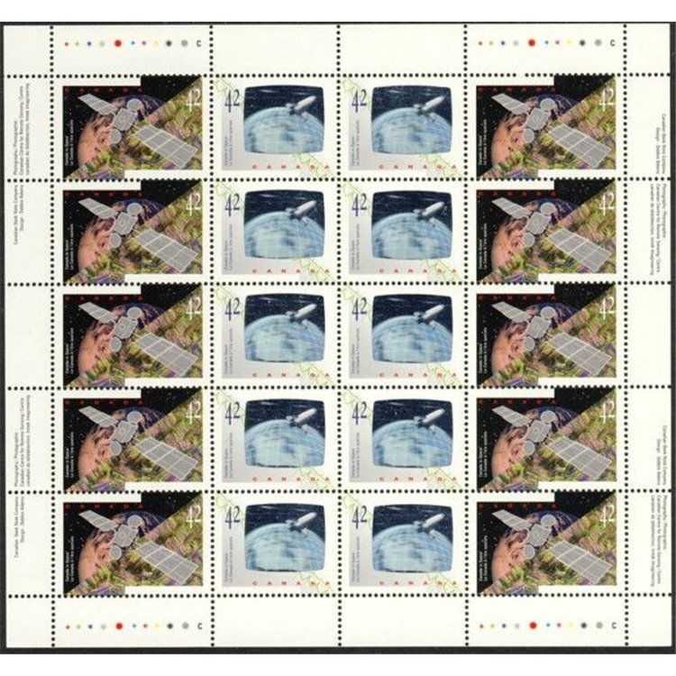 CANADA 1992 Canada in Space m/s MNH**