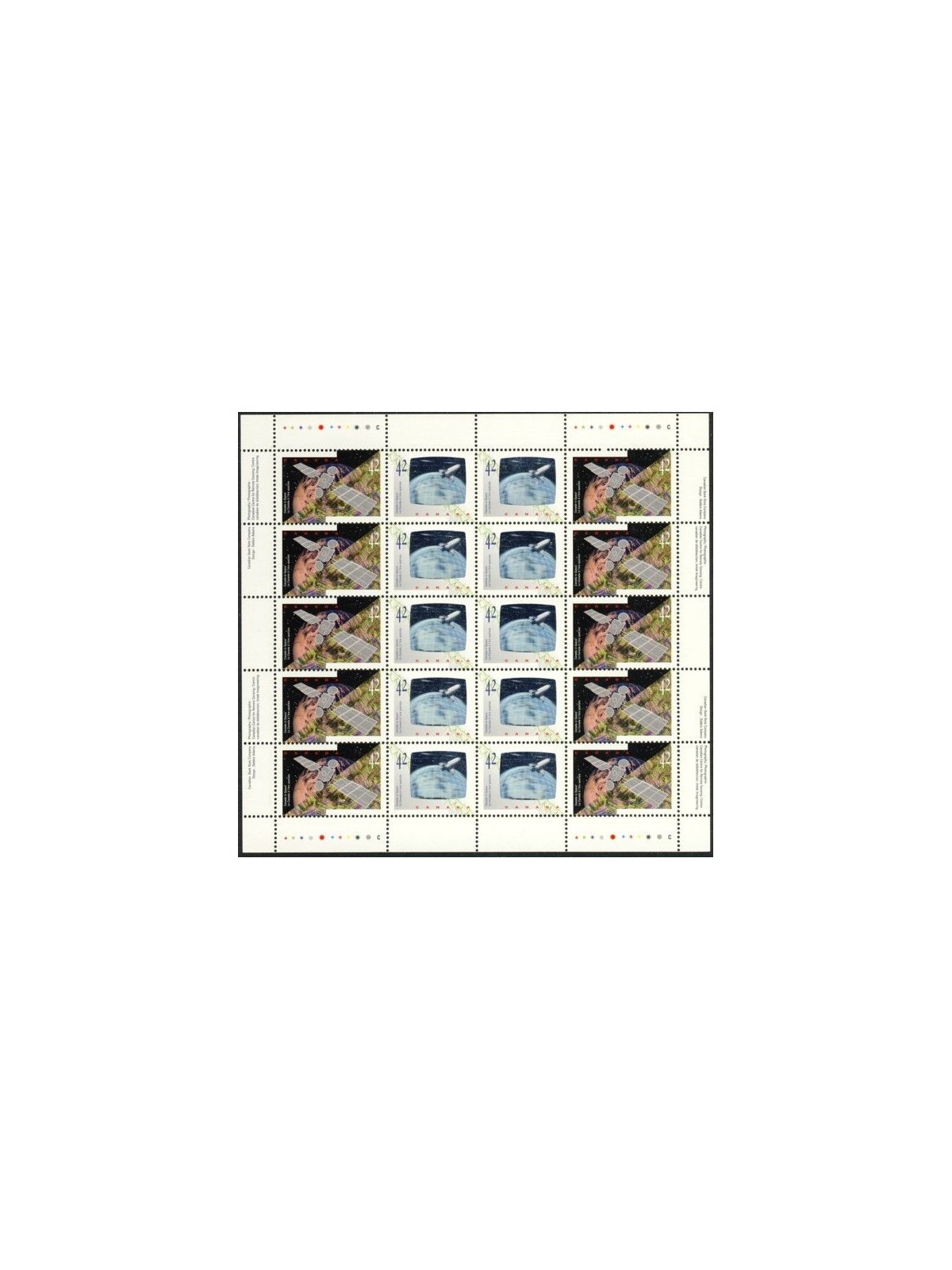 CANADA 1992 Canada nello spazio MF MNH**