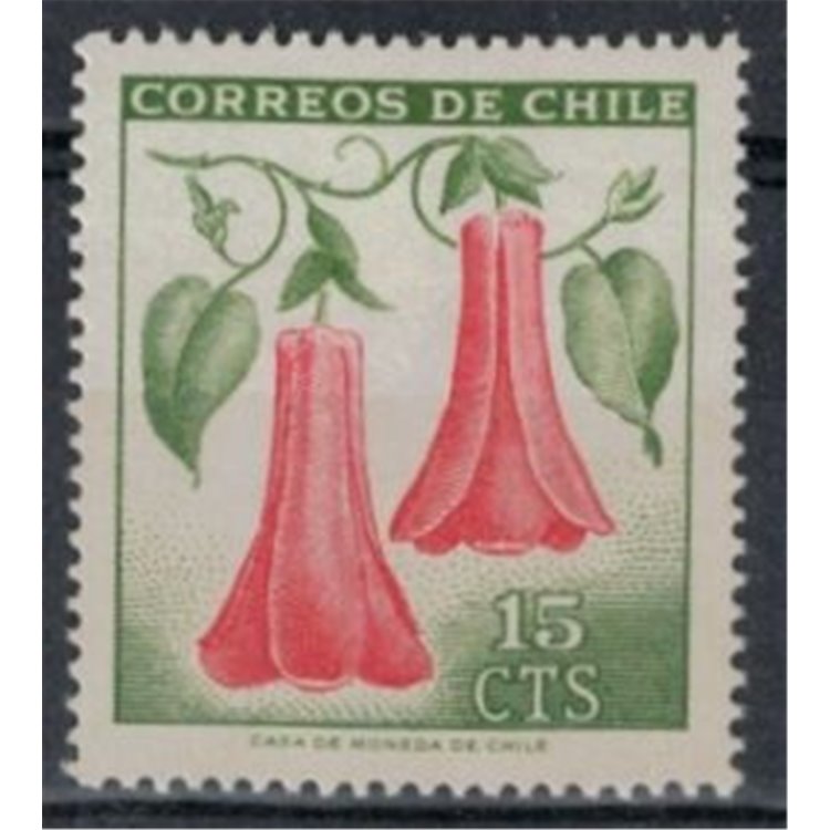 CILE 1965 Serie ordinaria, fiori MNH**