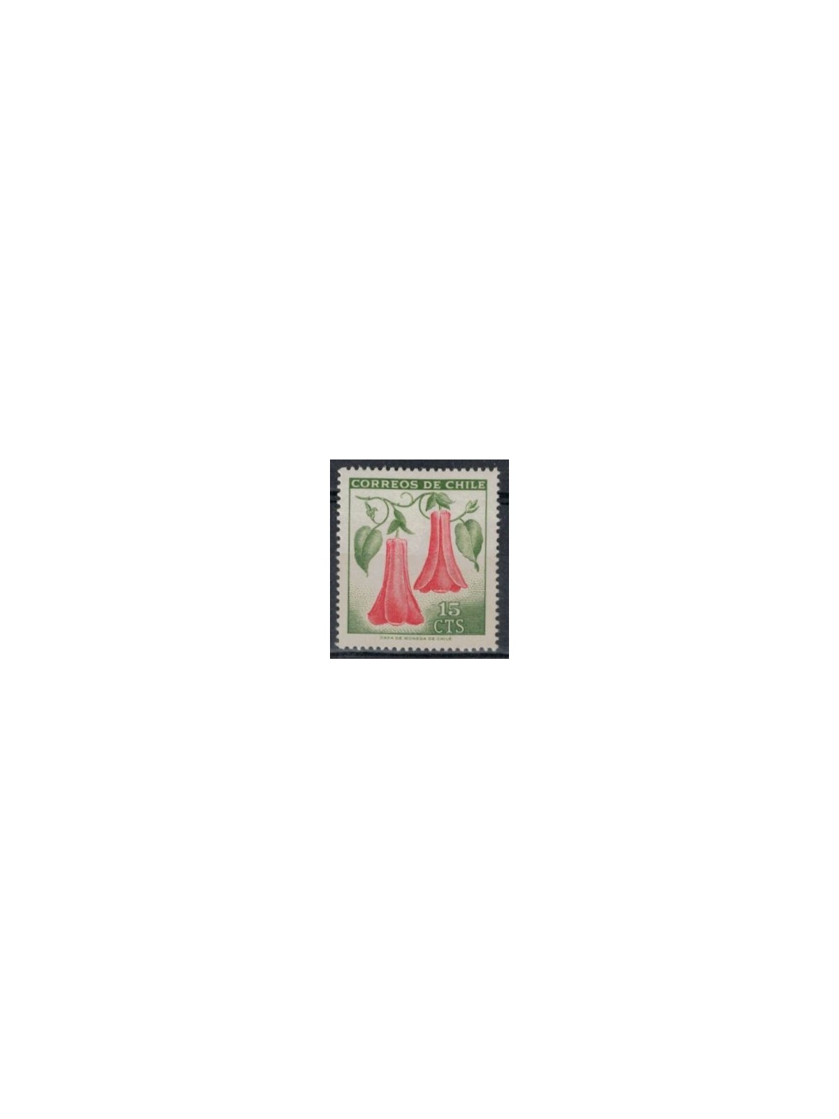 CILE 1965 Serie ordinaria, fiori MNH**