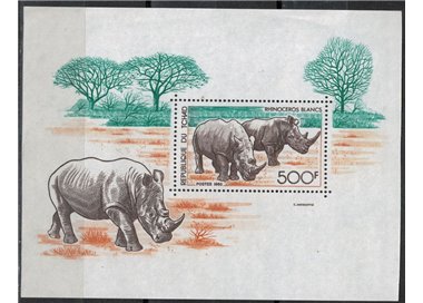 CHAD 1985 Animals in danger of extinction 1 s/s MNH**