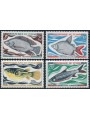 CHAD 1969 Marine fauna, fish 4v MNH**