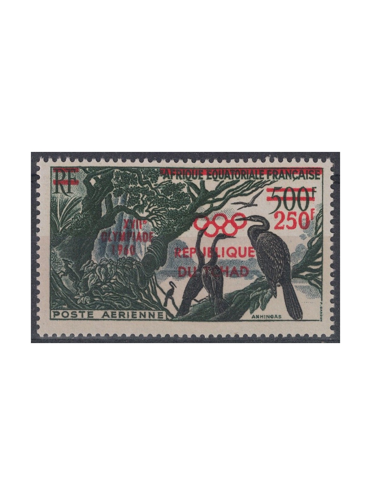 CHAD 1960 Rome Olympic Games MNH**