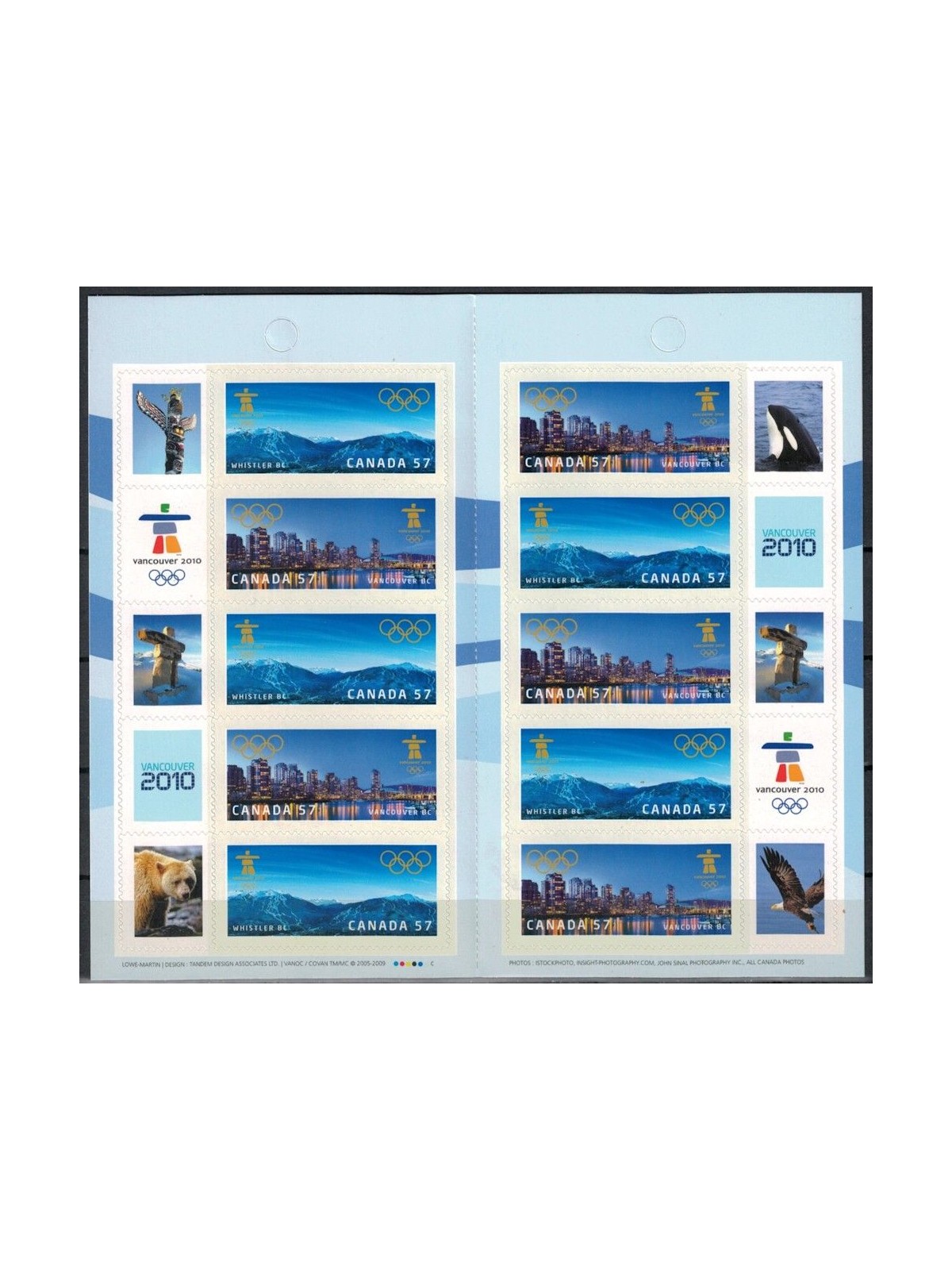 CANADA 2010 Olympic Games Vancouver booklet MNH**