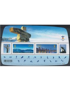 CANADA 2010 Giochi olimpici Vancouver BF MNH**