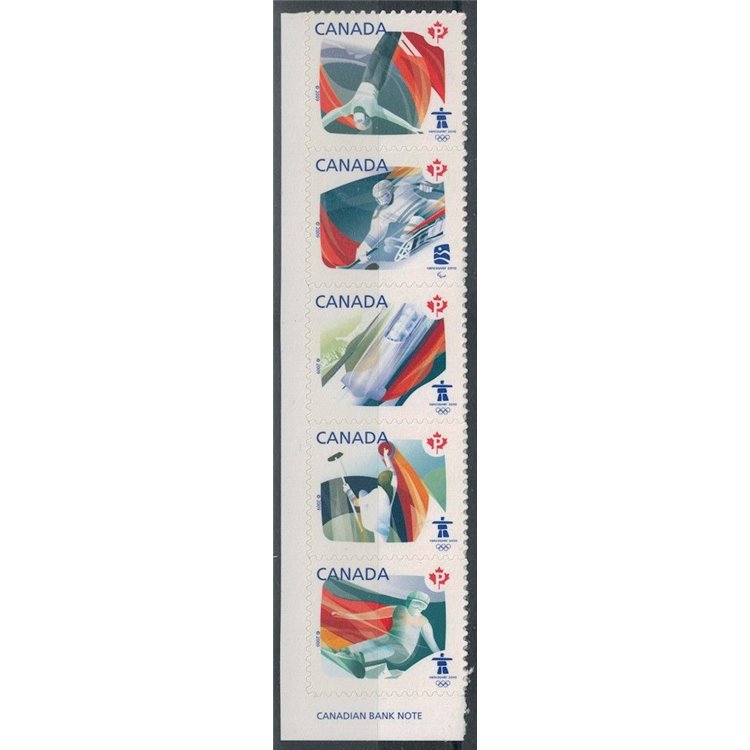 CANADA 2009 Olympic Games Sports Vancouver 5v MNH**