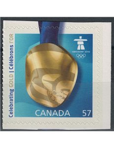 CANADA 2010 Olympic Games Vancouver, gold medal MNH**