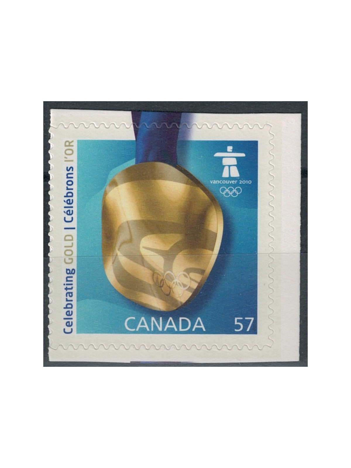 CANADA 2010 Olympic Games Vancouver, gold medal MNH**