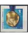 CANADA 2010 Giochi olimpici Vancouver, medaglia d'oro MNH**