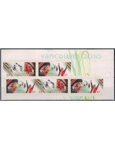 CANADA 2010 Giochi olimpici Vancouver, congratulazioni 5v MNH**