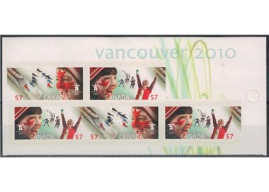 CANADA 2010 Giochi olimpici Vancouver, congratulazioni 5v MNH**