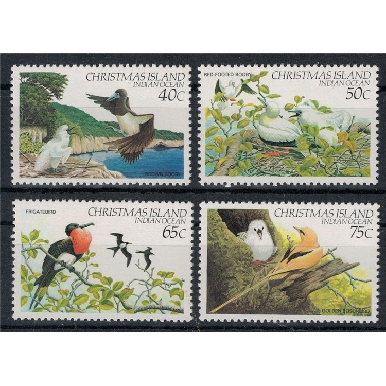 CHRISTMAS ISLAND 1982 Uccelli (III) 4v MNH**